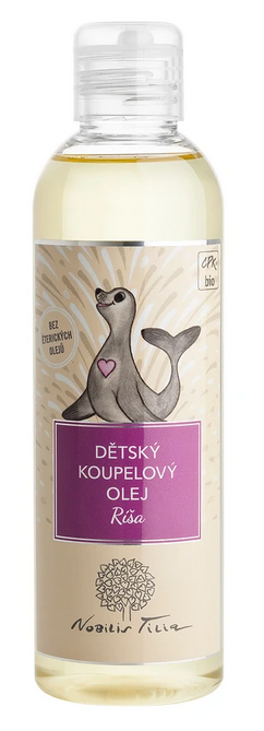 Dětský koupelový olej Ríša 200ml Nobilis Tilia